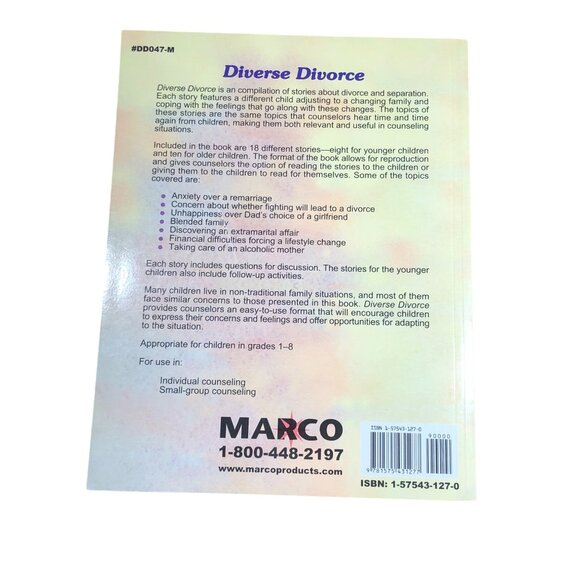 Diverse Divorce: 18 Situation Stories For Use With Children Of Divorce Hess Illu - Picture 3 of 12